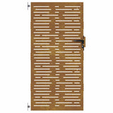 Garden Gate 85x175 cm Corten Steel Square Design 153248