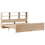 Bookcase Bed without Mattress 180x200 cm Super King Solid Wood Pine 3322477