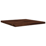 Rectangular Table Top 80 x 70 x 3.5 cm Rectangular Dark Brown 938293