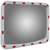 Convex Traffic Mirror Rectangle 60 x 80 cm with Reflectors 141683
