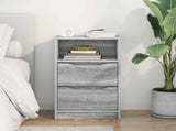 Bedside Table Grey Sonoma 40 x 30 x 467 cm Engineered Wood 888919