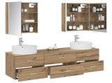 Bathroom Furniture Set 5 pcs Artisan Oak 3406894