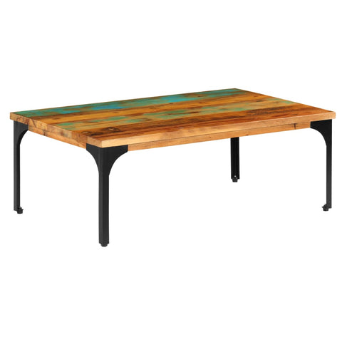 Coffee Table 100x60x35 cm Solid Reclaimed Wood 247322