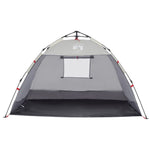 ZNTS Beach Tent 2-Person Grey Quick Release Waterproof 4005298