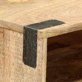 Console Table 115x30x76 cm Solid Rough Mango Wood 282746