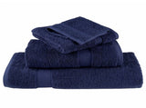 Premium Bath Towels "SOLUND" 2 pcs Navy Blue 100x150 cm 600 gsm 137263