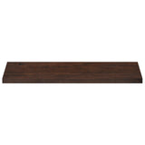 Window Sills 2 pcs Dark Brown 120 x 40 x 2 cm Solid Beech Wood 42048324