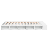 Bed Frame without Mattress White 135x190 cm Double 3280496
