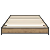 Bed Frame Artisan Oak 80 x 200 cm Engineered Wood 8009148