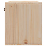 Wall Cabinet 80x30x35 cm Solid Wood Pine 813455