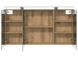 Bathroom Mirror Cabinet Artisan Oak 100 x 14.5 x 70 cm 889134