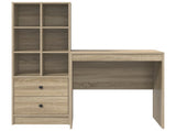 Desk with Drawer with Shelf with Storage 2 pcs Sonoma Oak 3337347