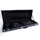 ST High Grade Electric Guitar Square Hard Case Microgroove Flat Black 16353845