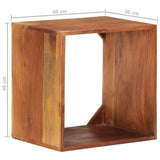 Wall Shelf 40x30x40 cm Solid Acacia Wood 340304