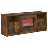 Electric Fireplace Smoked Oak 98 x 28.5 x 40.5 cm 8021195