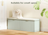Elegant Ten Shoe Bench, with Top Seat - Green T3398P342235