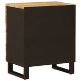 Bed cabinet with Drawer Brown 50 x 33 x 60 cm Solid Mango Wood 4018304
