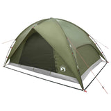 Camping Tent with Rainfly Water-resistant Dome Olive Green 42029006