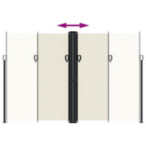 Retractable Side Awning Cream 220x1000 cm 4004775