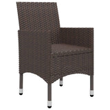 Garden Dining Set Brown, Cream White 3095891