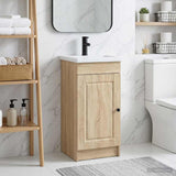 Bathroom Vanity with Sink Sonoma Oak 42 x 40 x 84.5 cm 890056