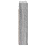 Bathroom Mirror Cabinet with Door Grey Sonoma 80 x 14.5 x 70 cm 889108
