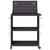 Tool Trolley Black 65 x 35 x 111 cm Cold-rolled Steel 874546