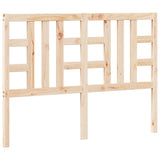 Bed Headboard 141x4x100 cm Solid Wood Pine 817835