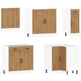 11 Piece Kitchen Cabinet Set Lucca Artisan Oak Engineered Wood 3314930