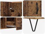 Sideboard with Drawer Old Wood 100 x 36 x 60 cm Engineered Wood 882469