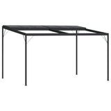 Gazebo with Roof Anthracite 4x3x2.5 m Aluminium and Steel 48605