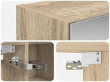 Bathroom Mirror Cabinet Sonoma Oak 70 x 14.5 x 70 cm 889097