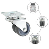12 pcs Twin-wheel Swivel Casters 50 mm 277922