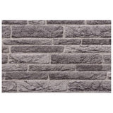 3D Wall Panels 10 pcs Anthracite 100x50 cm EPS 4008549
