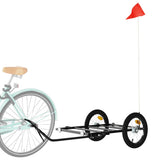 Bike Trailer Black 126x63x34 cm Iron 94205