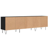 TV Cabinet Black 150x30x44.5 cm Engineered Wood 831277