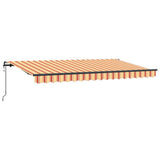 Retractable Awning Yellow 400 x 200 cm Fabric 3329834