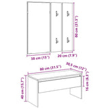 Hallway Furniture Set Artisan Oak Engineered Wood 857020