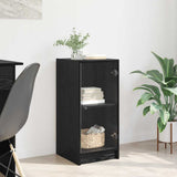 Sideboard Black oak 35 x 37 x 76 cm Engineered wood 882897