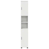 Bathroom Cabinet White 30 x 35 x 192 cm Engineered wood & Metal 883334