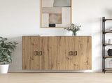 Wall-Mounted Cabinet 2 pcs Artisan Oak 69.5 x 34 x 90 cm 3394507