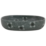 Countertop Basin Blue Oval 59x40x14 cm Ceramic 155105