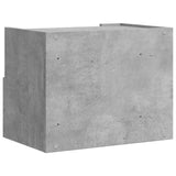 Wall-mounted Bedside Cabinets 2 pcs Concrete Grey 45x30x35 cm 848318