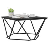 Coffee Table Black Oak 80 x 80 x 45 cm 868273