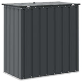 Garden Storage Box Black 101.5 x 57 x 100.5 cm Steel 42011279