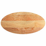 Table Top Light Brown 120x60x2 cm Solid Wood Oak Oval 4009047