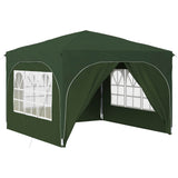 Pop-up Party Tent 290 x 290 x 245 cm Green 42019871