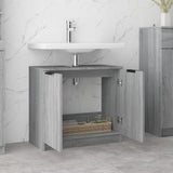 ZNTS Bathroom Cabinet Grey Sonoma 64.5x33.5x59 cm Engineered Wood 817064