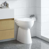 Rimless Toilet 7 cm Extra Height Soft Close Ceramic White 145779