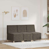 Modular Sofa Unit Armless 3 pcs Dark Grey 55 x 74 x 82 cm 3399834